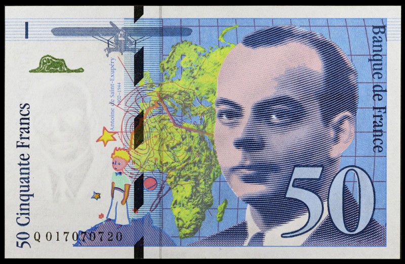 Francia. 1994. Banco de Francia. 50 francos. (Pick 157Ab). Le Petit Prince-Antoi...