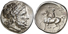 Imperio Macedonio. Filipo II (359-336 a.C.) Anfípolis. Tetradracma. (S. 6677 var) (CNG. III, 859). Bella. Ex Roma Numismatics 28/09/2014, nº 361. Ex S...