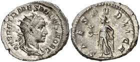 (250-251 d.C.). Herennio Etrusco. Antoniniano. (Spink 9526) (S. 38) (RIC. 149). 5,45 g. EBC+/EBC.