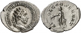(253 d.C.). Emiliano. Antoniniano. (Spink 9830) (S. 2) (RIC. 1). Muy escasa. 4 g. MBC+.