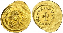 Heraclio (610-641). Constantinopla. Tremissis. (Ratto 1288) (S. 786). 1,46 g. MBC+.