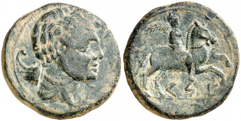 Cese (Tarragona). As. (FAB. 2281) (ACIP. 1174). Pátina verde. 11,18 g. MBC+.