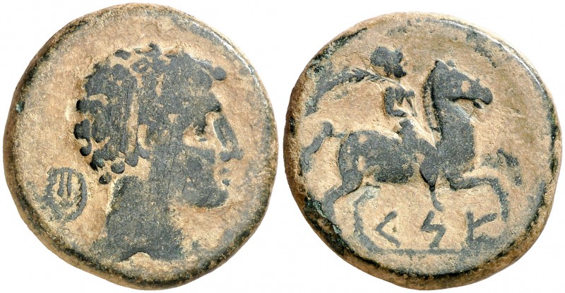 Cese (Tarragona). As. (FAB. 2285) (ACIP. 1171). Muy rara. 12,51 g. MBC.