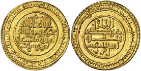 Almorávides. AH 516. Ali ibn Yusuf. Almería. Dinar. (V. 1647) (Hazard 284). Muy bella. Ex Áureo & Calicó 05/07/2018, nº 138. Rara así. 4 g. S/C-....
