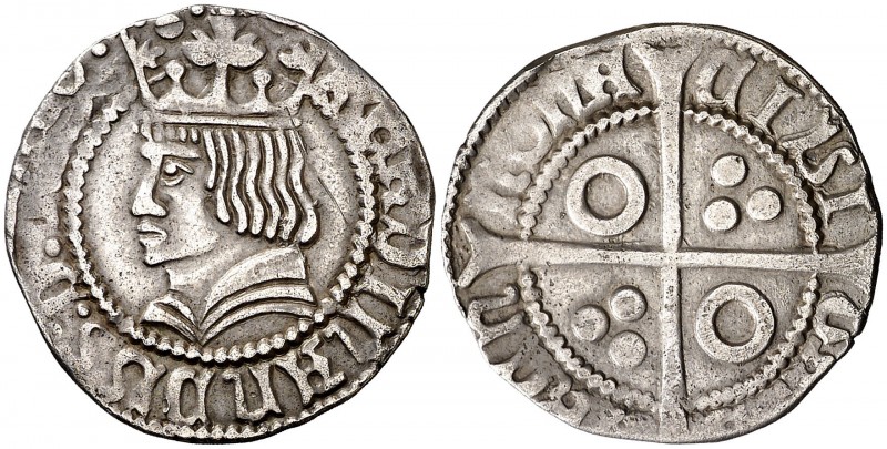 Ferran II (1479-1516). Barcelona. Croat. (Cru.V.S. falta) (Badia 791) (Cru.C.G. ...