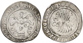 Reyes Católicos. Segovia. 1/2 real. (AC. 246). Acueducto de cuatro arcos y dos pisos. Sin el nombre de los reyes. Ex Colección Isabel de Trastámara 12...