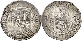 Reyes Católicos. Sevilla. 1 real. (AC. 422). Pequeña grieta. Ex HSA 28420. Escasa. 3,28 g. MBC.