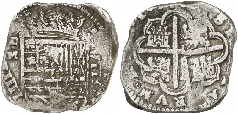 1631. Felipe IV. MD (Madrid). M. 8 reales. (AC. 1254). Fecha parcialmente visibl...