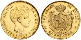 1896*1962. Franco. MPM. 20 pesetas. (AC. 173). 6,45 g. S/C-.