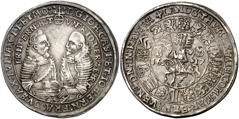 Alemania. Saxe-Old-Gotha (Coburg-Eisenach). 1617. Johann Casimir y Johan Ernst I...