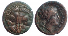 Bruttium, Rhegion. Circa 351-280 BC. Æ 20