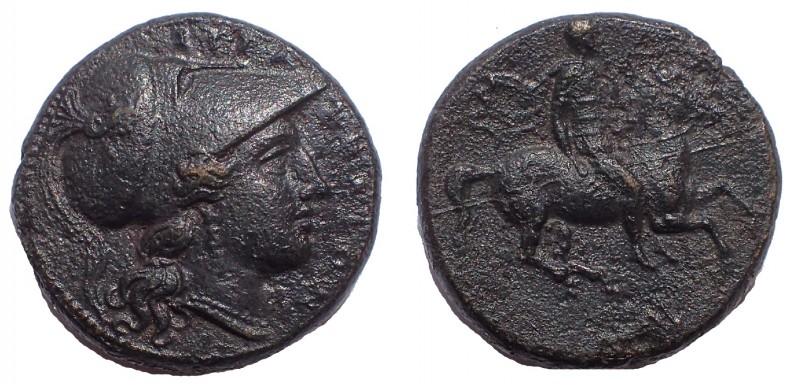 Sicily. Syracuse. 20 mm. 7.26 gm.Timoleon and the Third Democracy (344-317 BC). ...