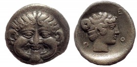 Macedon. Neapolis. Hemidrachm (Circa 424-350 BC)