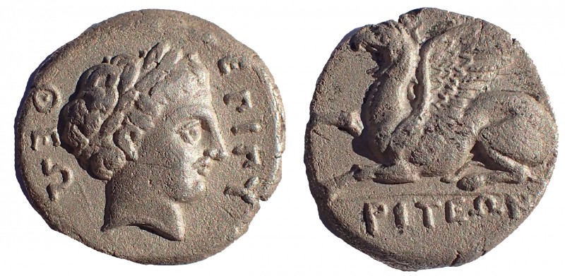 Thrace, Abdera. circa 365-345 BC. AR Tetradrachm 21 mm. 9.9 gm. Pythodoros, magi...