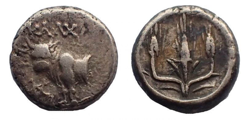 Bithynia, Kalchedon. Circa 367/6-340 BC. AR Hemidrachm 12 mm. 2.1 gm. Obv: Forep...