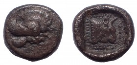 Ionia. Samos. 1/2 Siglos c 520 BC.  Very Rare.