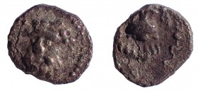 Cilicia, Isaura Palaia AR Hemiobol. Circa 333-322 BC.