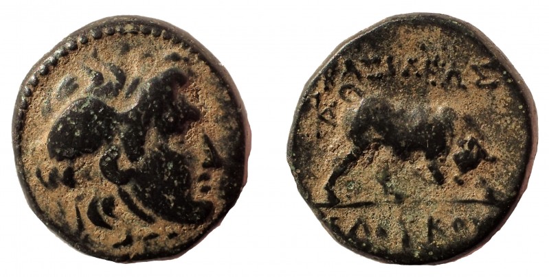 Seleukid Kings of Syria. Seleukos I Nikator. 312-281 BC. Æ 13 mm. 3.2 gm. Antioc...