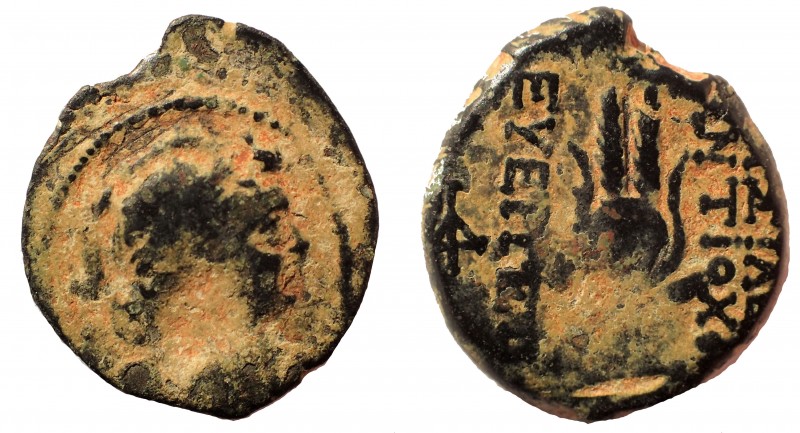 Seleukid Kings. Antiochos VII Euergetes (Sidetes). 138-129 BC. Æ 18 mm. 5.5 gm. ...