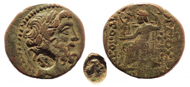 Seleucis and Pieria. Antioch. Pseudo-autonomous issue. 1st century BC. Æ Tetrach...