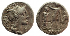 P. Laeca. 110-109 BC. AR Denarius