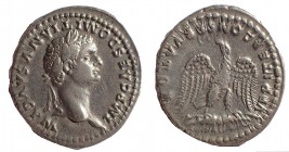 Domitian AR Denarius. Rome, AD 81-96. Rare.