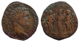 Septimius Severus (AD 193-211). AE sestertius. Rare.
