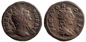 Septimius Severus (AD 193-211). AR denarius. PACATOR ORBIS, Rare. 34 year pedigree.