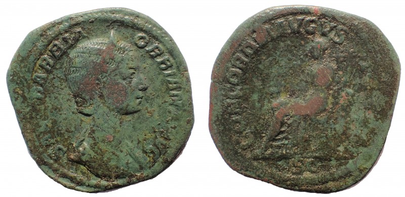 Orbiana, wife of Severus Alexander, 226-227 AD. Æ sestertius, 34 mm, 25.08 gm. O...