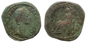 Orbiana, wife of Severus Alexander, 226-227 AD. Æ Sestertius