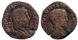 Philip I. AD 244-249. Æ Sestertius. Unpublished and possibly unique.