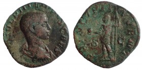 Philip II. As Caesar, AD 244-247. Æ Sestertius