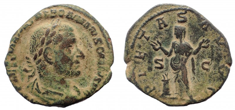 Trebonianus Gallus, 251-253 AD. Æ Sestertius, 29 mm, 13.4 g. Rome mint. Obv: IMP...