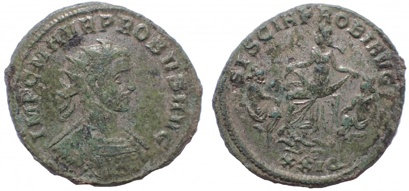 Probus, 276-282. Antoninianus (Silvered bronze, 22 mm, 2.9 gm. Siscia, c. 277. O...