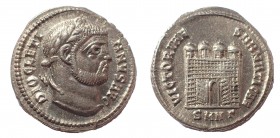 Diocletian. AD 284-305. AR Argenteus. EF. Very Rare.
