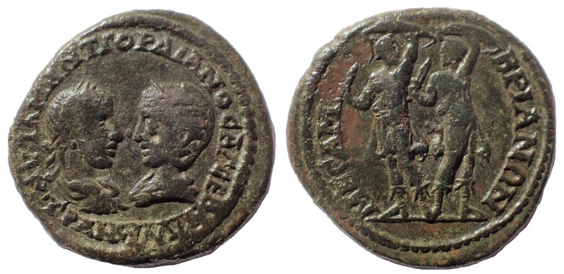Thrace. Mesembria. Gordian III with Tranquillina (238-244). Ae. 27 mm. 11.5 gm. ...