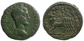 Moesia Inferior, Nicopolis ad Istrum. Macrinus. AD 217-218. Æ 27. Rare.