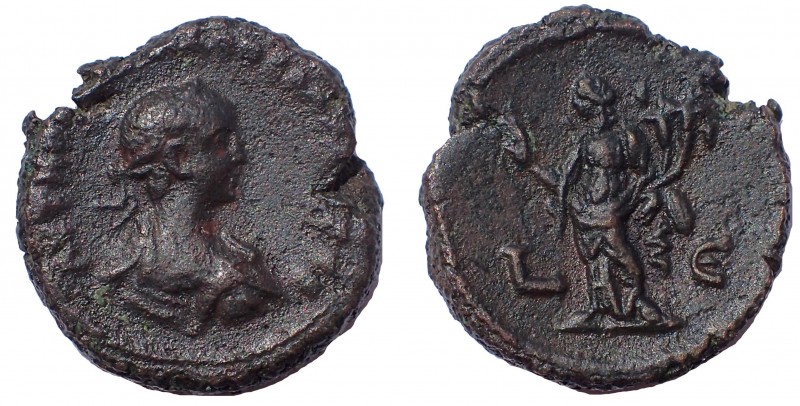 Egypt, Alexandria. Vabalathus. Usurper, AD 268-272. Potin Tetradrachm 21 mm. 8.7...