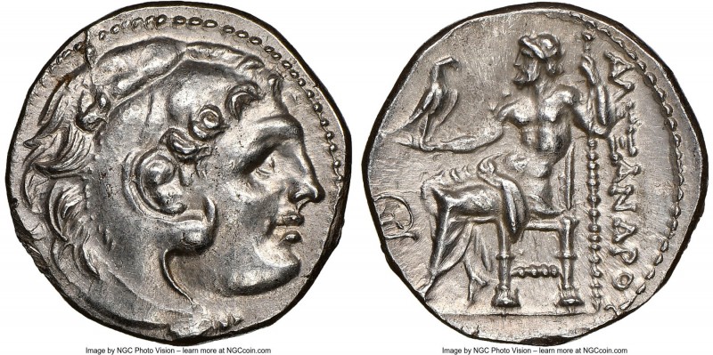 MACEDONIAN KINGDOM. Alexander III the Great (336-323 BC). AR drachm (17mm, 4.28 ...