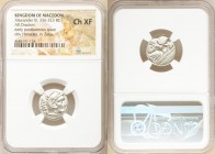 MACEDONIAN KINGDOM. Alexander III the Great (336-323 BC). AR drachm (17mm, 7h). NGC Choice XF. Posthumous issue of Lampsacus, ca. 310-301 BC. Head of ...