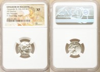 MACEDONIAN KINGDOM. Alexander III the Great (336-323 BC). AR drachm (17mm, 12h). NGC XF. Lifetime issue of Abydus(?), ca. 328-323 BC. Head of Heracles...