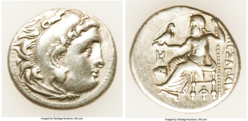 MACEDONIAN KINGDOM. Alexander III the Great (336-323 BC). AR drachm (18mm, 4.20 ...