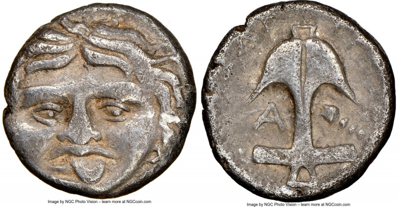 THRACE. Apollonia Pontica. Ca. 400-350 BC. AR drachm (13mm, 2.75 gm, 4h). NGC Ch...