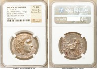 THRACE. Mesambria. Ca. 125-65 BC. AR tetradrachm (31mm, 17.21 gm, 12h). NGC Choice AU 5/5 - 5/5. Late posthumous issue in the name and types of Alexan...