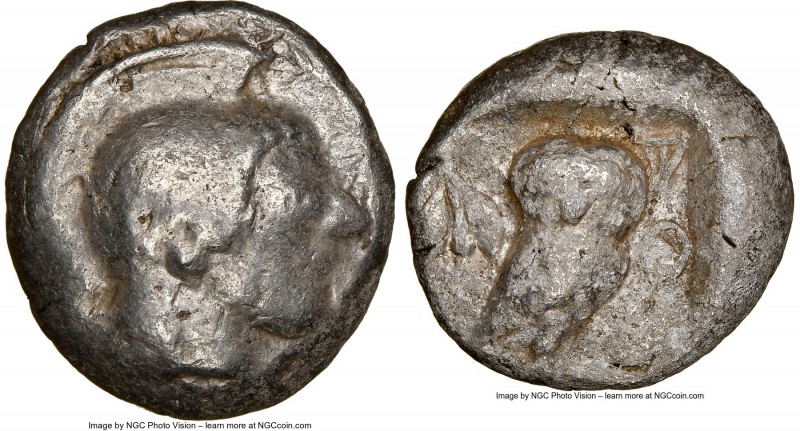 ATTICA. Athens. Ca. 510/500-480 BC. AR tetradrachm (23mm, 17.44 gm, 4h). NGC Cho...