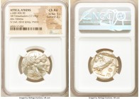 ATTICA. Athens. Ca. 440-404 BC. AR tetradrachm (25mm, 17.18 gm, 1h). NGC Choice AU 5/5 - 2/5, brushed. Mid-mass coinage issue. Head of Athena right, w...