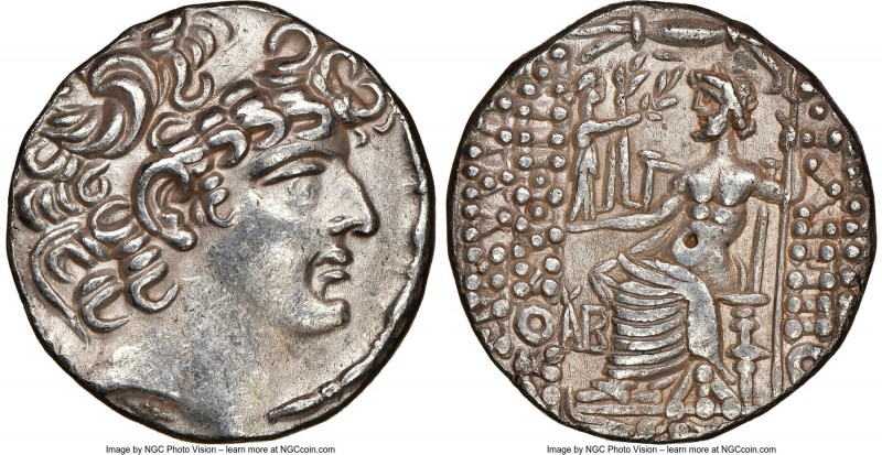 SELEUCID KINGDOM. Philip I Philadelphus (ca. 95/4-76/5 BC). AR tetradrachm (27mm...