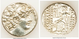 SELEUCID KINGDOM. Philip I Philadelphus (ca. 95/4-76/5 BC). AR tetradrachm (26mm, 15.35 gm, 1h). Choice XF. Posthumous issue of Antioch on the Orontes...