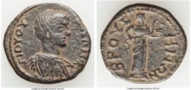 PHRYGIA. Bruzus. Maximus, as Caesar (AD 235/6-238). AE (23mm, 6.79 gm, 12h). Fine. Γ IOY OY-MAΣIMO K, bare headed, cuirassed bust of Maximus right, se...