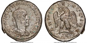 SYRIA. Antioch. Trajan Decius (AD 249-251). BI tetradrachm (26mm, 10.95 gm, 12h). NGC MS 4/5 - 4/5. 2nd issue, 1st officina, AD 250-251. AYT K Γ MЄ KY...